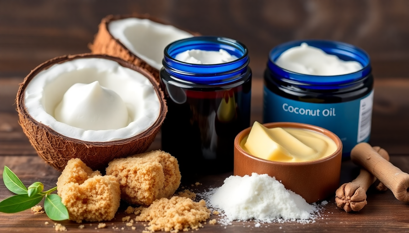 Natural Body Scrubs for Exquisite Hydration: Discover the Benefits of Coconut Oil, Brown Sugar, and Shea Butter Exfoliants for Sensitive Skin