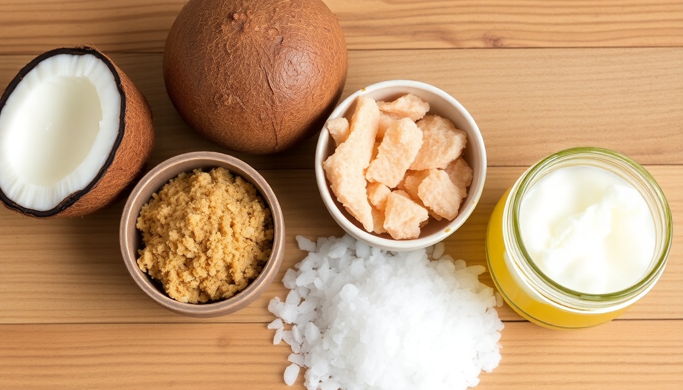 Natural Body Scrubs 101: How Coconut Oil, Brown Sugar, and Himalayan Salt Transform Your Exfoliation Routine